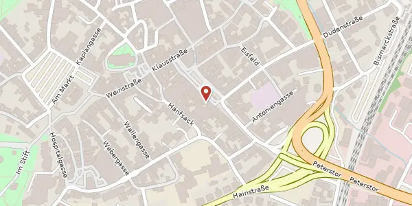 Karte der Umgebung von Breitenstraße 19, 36251 Bad Hersfeld
