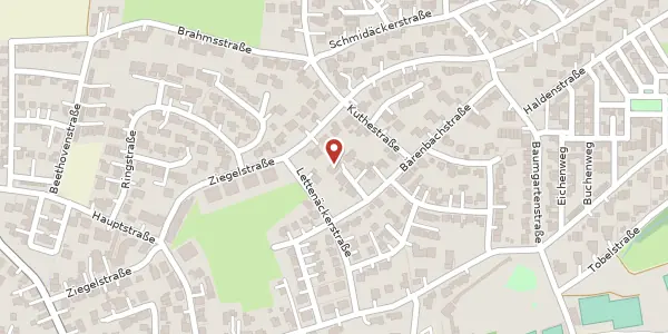Karte der Umgebung von Oechslestraße 5, 73084 Salach