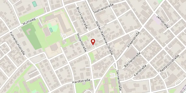 Karte der Umgebung von Hirschbergstraße 40, 78054 Villingen-Schwenningen