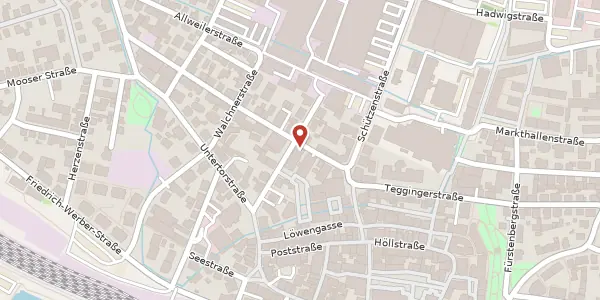 Karte der Umgebung von Bismarckstraße 9, 78315 Radolfzell am Bodensee