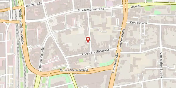 Karte der Umgebung von Waisenhausstr. 40, 41236 Mönchengladbach