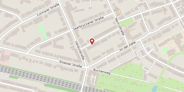Karte der Umgebung von Saarlauterner Str. 7, 28211 Bremen