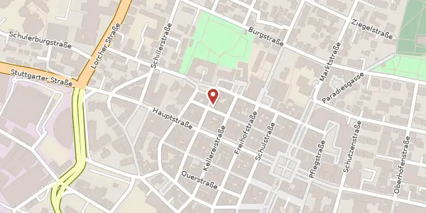 Karte der Umgebung von Kirchstraße 31, 73033 Göppingen