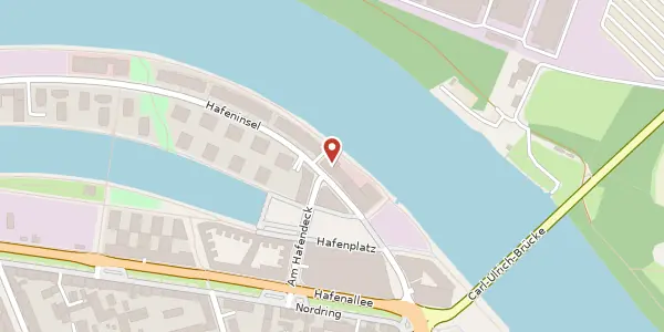 Karte der Umgebung von Hafeninsel 11, 63067 Offenbach