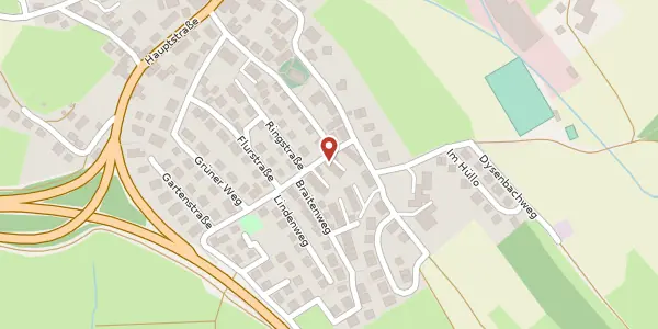 Karte der Umgebung von Rosenweg 9, 88719 Stetten