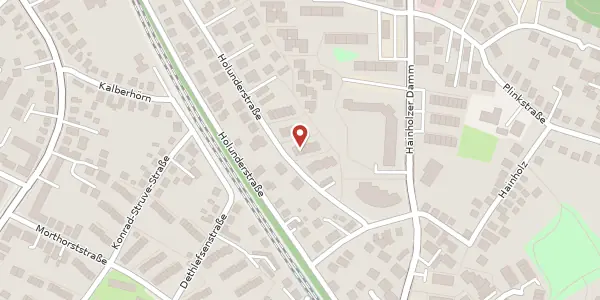 Karte der Umgebung von Holunderstraße 73, 25337 Elmshorn