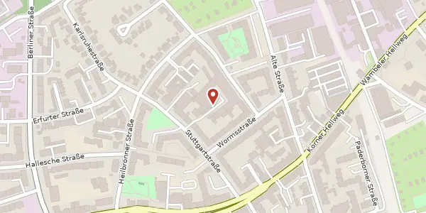 Karte der Umgebung von Stuttgartstr. 15-17, 44143 Dortmund