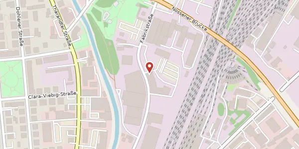 Karte der Umgebung von Fabrikstraße 13 A, 01159 Dresden