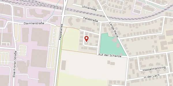 Karte der Umgebung von Flurstr. 3, 61352 Bad Homburg