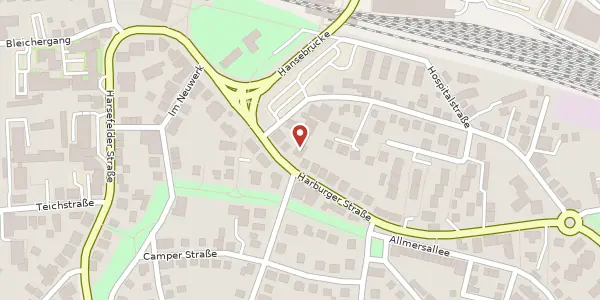 Karte der Umgebung von Harburger Straße 17, 21680 Stade
