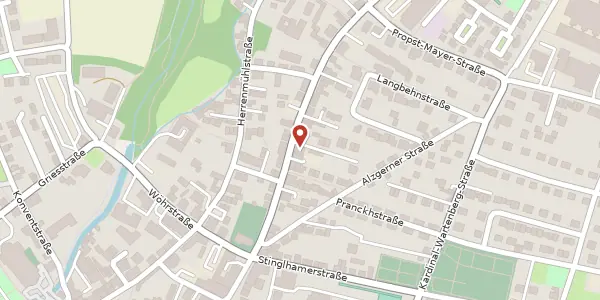 Karte der Umgebung von Neuöttinger Str. 38, 84503 Altötting
