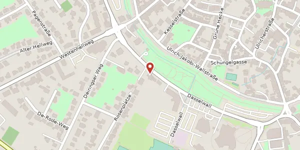 Karte der Umgebung von Dasselwall 31, 59494 Soest