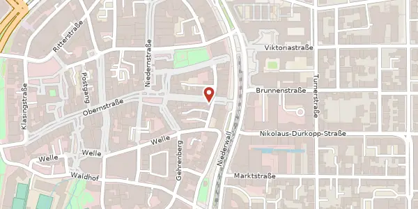 Karte der Umgebung von Renteistr. 20, 33602 Bielefeld