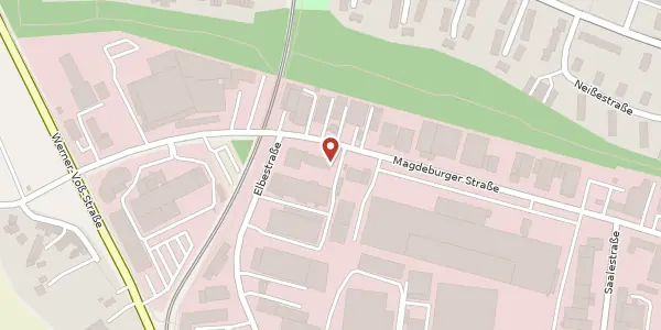 Karte der Umgebung von Magdeburger Str. 38 - 40, 47800 Krefeld