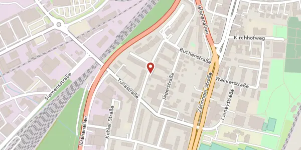Karte der Umgebung von Offenburger Straße 76, 79108 Freiburg im Breisgau