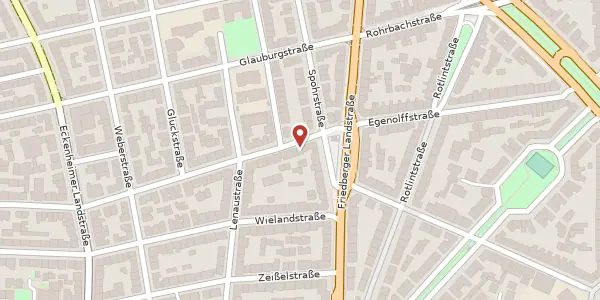 Karte der Umgebung von Neuhofstr. 5, 60318 Frankfurt