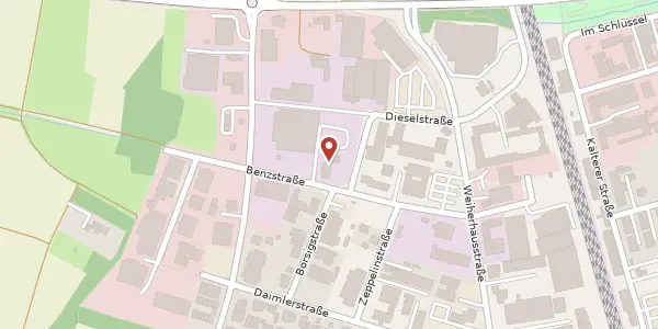 Karte der Umgebung von Benzstr. 7, 64646 Heppenheim