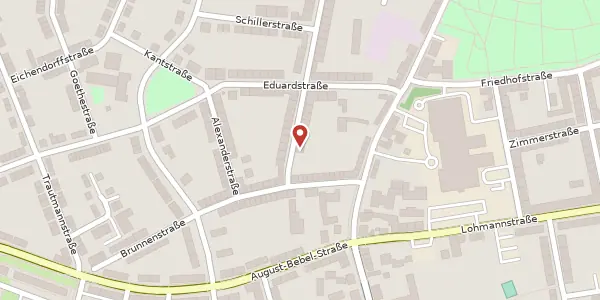 Karte der Umgebung von Aribertstr. 22, 06366 Köthen (Anhalt)