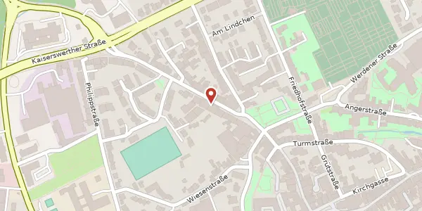 Karte der Umgebung von Kaiserswerther Str. 13, 40878 Ratingen