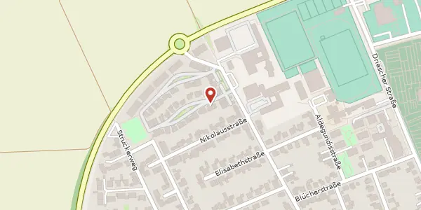 Karte der Umgebung von Franziskanerstr. 1, 41564 Kaarst