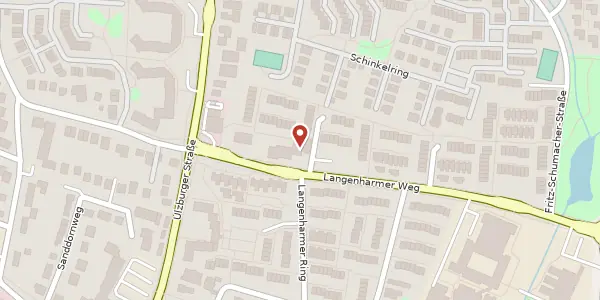 Karte der Umgebung von Langenharmer Weg 35, 22844 Norderstedt