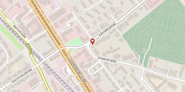 Karte der Umgebung von Kennedyallee 2, 53175 Bonn