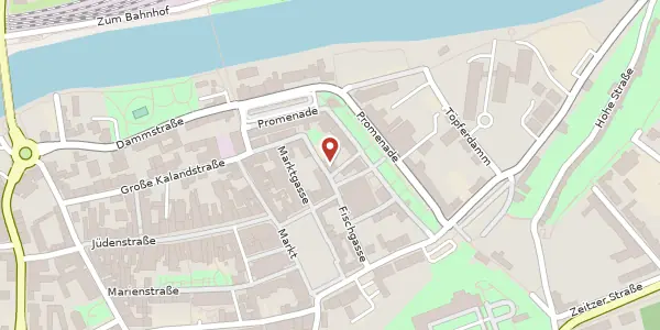 Karte der Umgebung von Brauhausgasse 2, 06667 Weißenfels