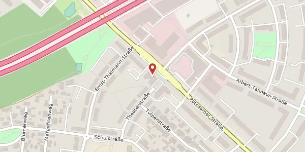 Karte der Umgebung von Potsdamer Straße 33, 14974 Ludwigsfelde