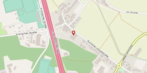 Karte der Umgebung von Ronhofer Hauptstr. 299, 90765 Fürth