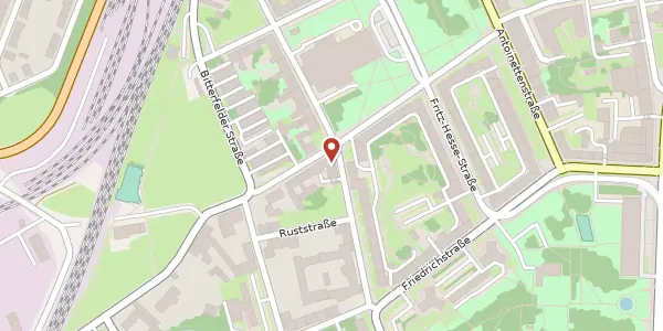 Karte der Umgebung von Elisabethstr. 41, 06844 Dessau-Roßlau