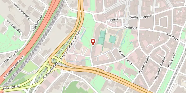 Karte der Umgebung von Nebelswall 5, 33602 Bielefeld
