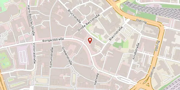 Karte der Umgebung von Bongardstr. 31, 44787 Bochum