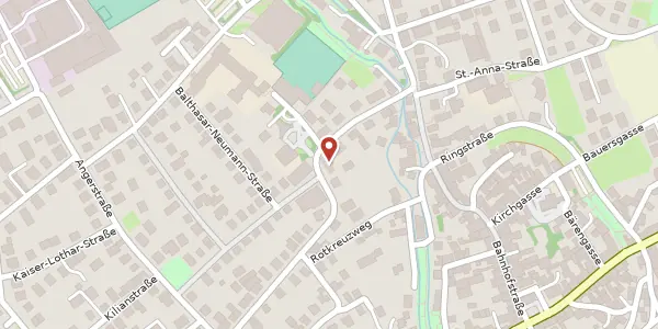 Karte der Umgebung von Goethestr. 17, 96231 Bad Staffelstein