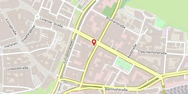 Karte der Umgebung von Gleißbühlstr. 10, 90402 Nürnberg