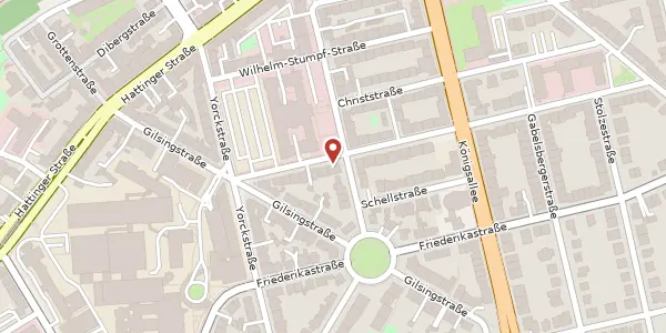 Karte der Umgebung von Hugo-Schultz-Str. 53, 44789 Bochum