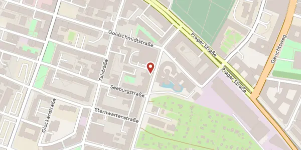 Karte der Umgebung von Stephanstraße 8, 04103 Leipzig