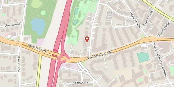 Karte der Umgebung von Silcherstraße 5, 22761 Hamburg