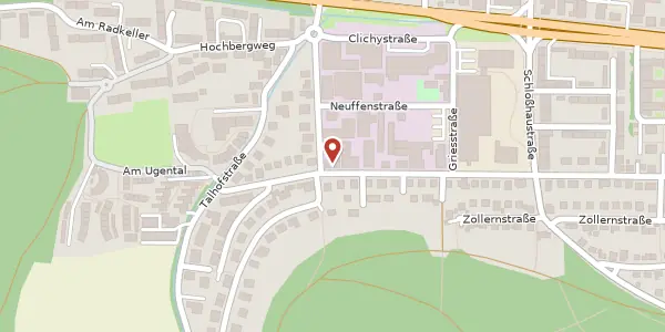 Karte der Umgebung von Talstraße 102, 89518 Heidenheim