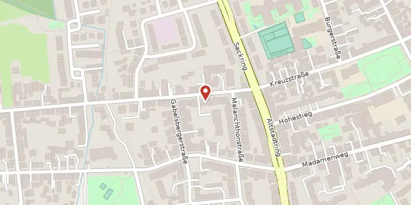 Karte der Umgebung von Kreuzstraße 17, 38118 Braunschweig