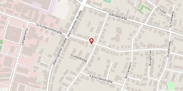Karte der Umgebung von Schöltges Hof 18, 45475 Mülheim an der Ruhr