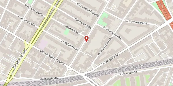 Karte der Umgebung von Ottostr. 32, 50823 Köln