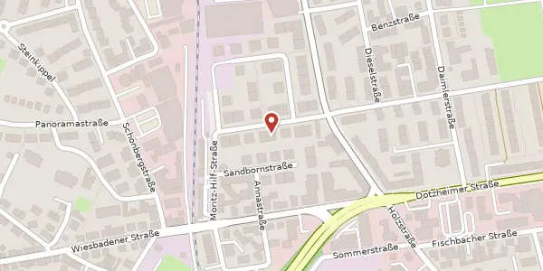 Karte der Umgebung von Rudolfstr. 9, 65197 Wiesbaden