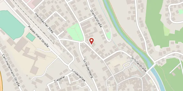 Karte der Umgebung von Saarstraße 14, 55590 Meisenheim