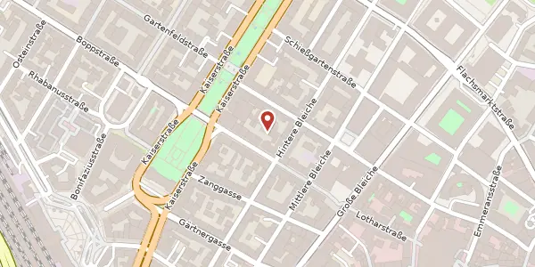 Karte der Umgebung von Neubrunnenstraße 8, 55116 Mainz