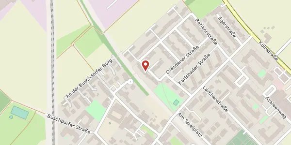 Karte der Umgebung von Eisenacher Straße 23, 53117 Bonn