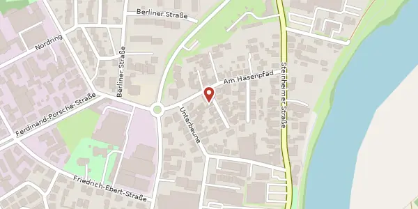 Karte der Umgebung von Am Hasenpfad 56, 63500 Seligenstadt