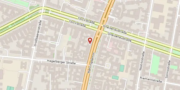 Karte der Umgebung von Mehringdamm 48, 10961 Berlin
