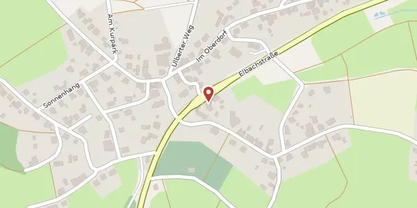 Karte der Umgebung von Elbachstr. 4, 51580 Reichshof-Odenspiel