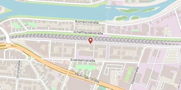 Karte der Umgebung von Hanna-Bernheim-Straße 28, 72072 Tübingen