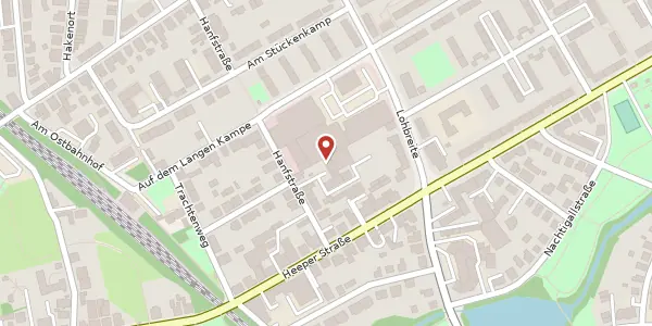 Karte der Umgebung von Hanfstr. 29 b, 33607 Bielefeld